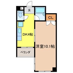 サワータウン白山の物件間取画像